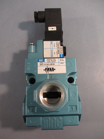 MAC 56C13A61JBFM w/170BA61JBFM 24VDC NONLOCKING CONTROL  SOLENOID VALVE