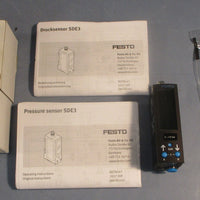 Festo SDE3D10SBHQ42PM8 Pressure Sensor 540207 24VDC