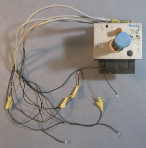 Festo CPV10VI Solenoid Valve Manifold 18200 w/ (2) 161414 and (1) 161416