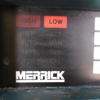 Used Merrick Controller Panel Display 19602