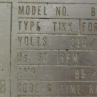 Toshiba B0404FFF1A3 World Power Series Motor TIKK FBK! 40HP 21/8" Shaft Dia