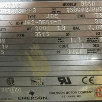 Emerson US Motors A3P1C 3 HP Motor BG60 460V, 3505 RPM, 3 PH, 184 Frame New