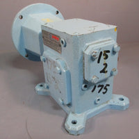 Grove Gear TM11752 Flexaline 15:1 Ratio Gear Reducer 1.040 Input HP