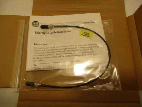 Allen-Bradley Fiber Optic Cable 195591-Q02 Ser. C NEW LOT OF TWO