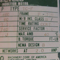 Sumitomo TC-F Gearmotor CNHM05-4105DAY-121 1/2HP 121:1 Ratio 1-1/8" Shaft Dia
