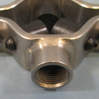 Lot of 4 VNE Corporation E24C.5 Hex Hangers w/ Bumpers for Roughly 1/2" Pipe New