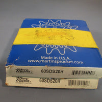 LOT OF (2) MARTIN ROLLER CHAIN SPROCKET SABERTOOTH 60SDS20H
