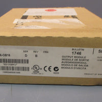 Allen Bradley 1746OB16 Series D Rev B Output Module 1050 VDC Output