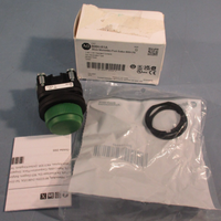 Allen Bradley 800HR1A Series G 30mm Momentary Push Button Green Booted Head
