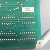 Bystronic E07585A Circuit Board CUTCON 2 EDV 4503879 3 Connectors