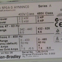 Allen Bradley Powerflex 70 20AD5P0A0AYNANC0 Variable Frequency Drive