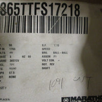 Marathon Electric FVE 365TTFS17218AN Electric Motor 50HP 365TCV 23/8" Shaft Dia