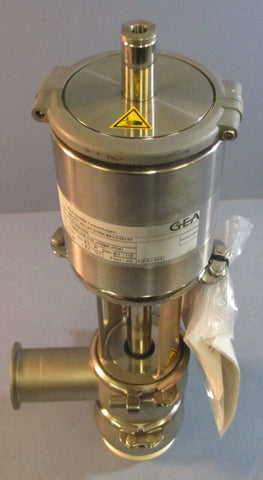 GEA Tuchenhagen NB-OD2"-SA-LAT.0700M-BA-L0-32J/52 Shutoff Valve 1-7/8" Bore