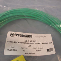 FreelinWade Tubing 5MCM GRN PUR 5/32(4MM) X 3/32(2.4MM) X CUT LGTH 1E15606