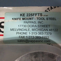 Pappas Inc KE 225FFTS Knife Mount Tool Steel 23/16" Bore ID