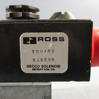 Ross Decco Solenoid w/Coil 120/60 316K33