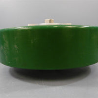 New Albion Alathane 8 X 2" Wheel Non Swivel Fixed Position Poly Cast Iron Silver