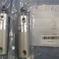 (Lot of 2)SMC NCGBN200100 Dbl Acting Pneumatic Cylinder 20mm Bore 100mm Stroke