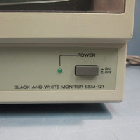SONY SSM121 Black White Monitor 12 inch CRT AC120V 60Hz 30w