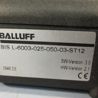 Balluff BIS L600302505003ST12 Processor BISL Identification Ver 3.0/2.1