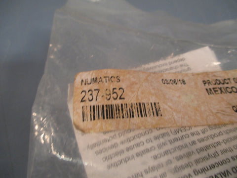 NUMATICS 120V .06A SOLENOID COIL 237952