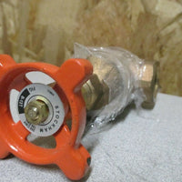STOCKHAM GLOBE VALVE 1/2" BRONZE CLASS 125, 125SWP, 200CWP, FIG B13T