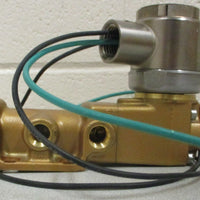 Versa Valve VSG-4322-G-XX-D024 4-Way Brass Solenoid Valve 24 VDC