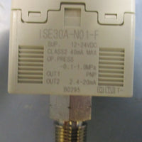 SMC ISE30AN01FL Pressure Switch 1224VDC 40mA Max 2.420mA Out ISE30AN01F