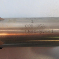 Putnam 1" COB Lead 5.441 Cobalt End Mill Professionally CNC Resharpened Used
