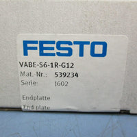 Festo VABES61RG12 End Plate NEW