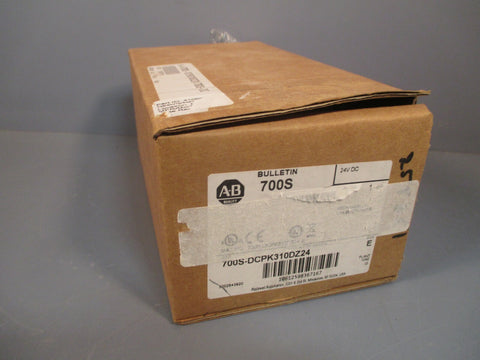 ALLEN BRADLEY SAFETY CONTROL RELAY NEMA MA CTRL SERIES E 700SDCPK310DZ24