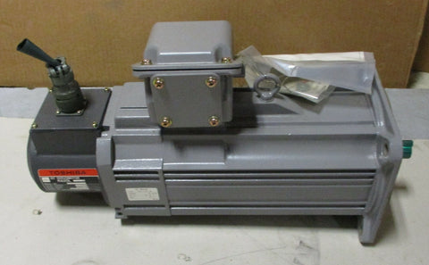 Toshiba RA20L AC Servo Motor WFA01000VSQA 1000 W, 1500 RPM Rated w/ DC Brake
