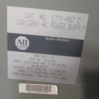 AllenBradley 16slot Chassis Module Ser B 1771A4B w/Power Supply 1771PS7