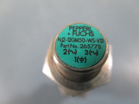 Pepperl & Fuchs NJ212GM50WSV13 Inductive Sensor  New