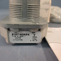 Allen Bradley 800TN2KF4 30mm Selector Switch 800T PB Series T