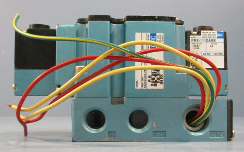 Mac 6321D000PM111DA Pneumatic Directional Solenoid Valve Vac to 150 PSI