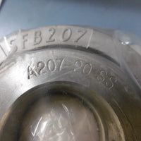 NIB IPTCI SNASFB207-20 Flange Block 3 Bolt 1-1/4" Locking Collar SS