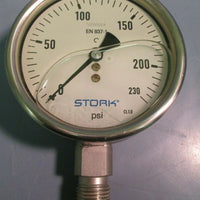 Stork Pressure Gauge 0-230 psi 50595004 EN 837-1