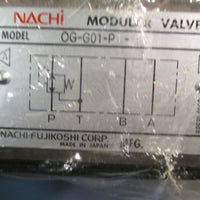 Nachi Modular Pressure Reducing Valve OGG01P1E21