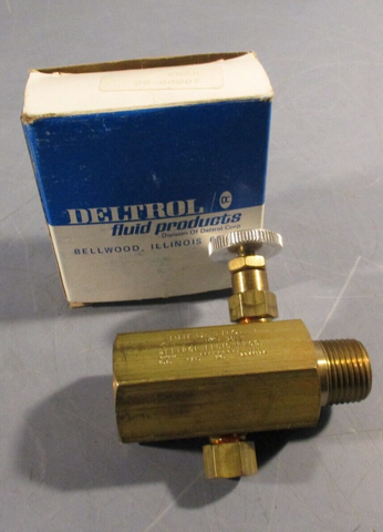 DELTROL PNEU-TROL 10000-22 FMF-30-B BRASS CONTROL VALVE FMF30B