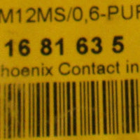 Phoenix Contact 1681635 Double-Ended Sensor/Actuator Cable M12 M to F 0.6m Long