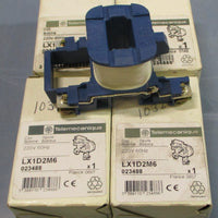 (Lot of 4) Telemecanique LX1D2M6 Contactor Coil 220V 60Hz 023488 LX1-D2M6