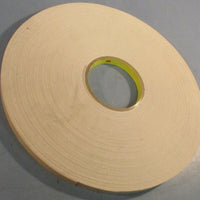 3M 4492 Double-Sided Foam Tape S-16149W 1/2" Width 72 yds Length 1/32" Thick
