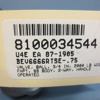 SVF Flow Control Valve: BEV6666RSE3/4" DIA