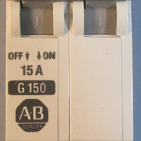 Allen Bradley 1492CB1 Ser B Circuit Breaker Single Pole (Mixed Amp Lot of 8)