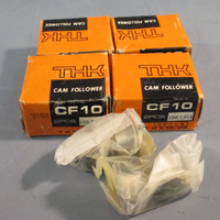 Lot of (4) THK CO LTD. CF-Series CF10 Cam Follower Bearing, Steel