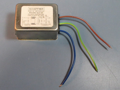 Schaffner FN346-2,5-07 High Performance Power Entry Filter Module NWOB