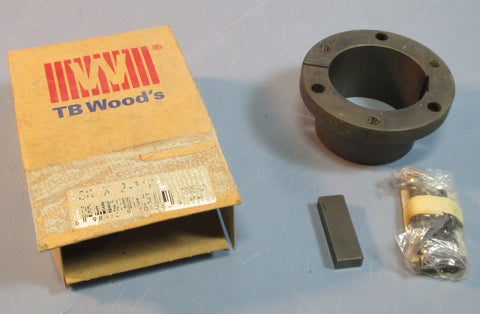 TB Woods SK x 21/2 Bushing 6 Hole Flange Finished Bore w/ 5/8x1/16" Keyway NIB