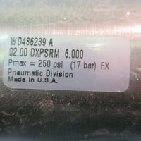 Air Cylinder Dbl Actuating 02.00 DXPSRM 6.000 WD543038A