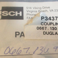 Busch 0667.130.914 Coupling P34376 20mm x 15mm Bore 23mm L New